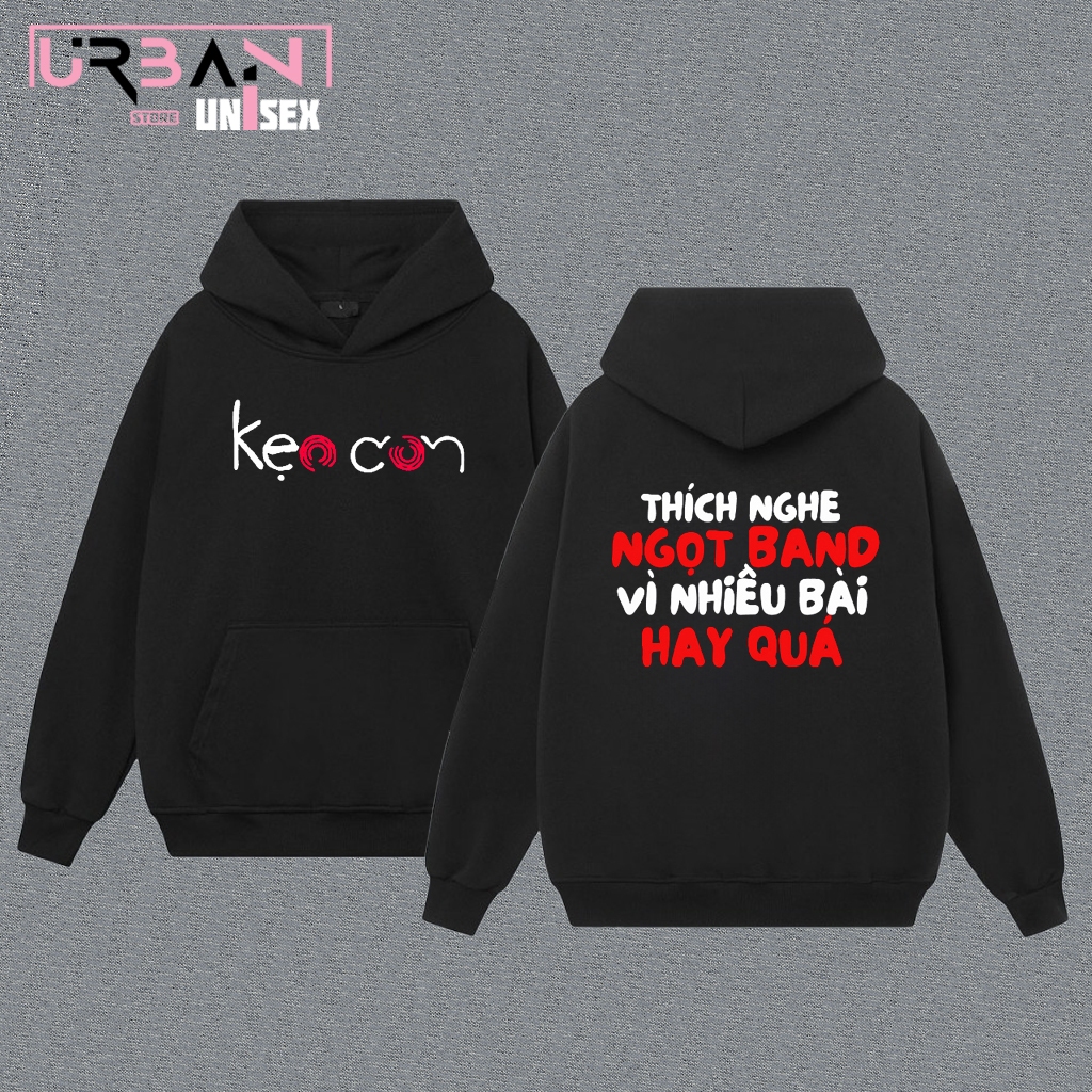 Áo Hoodie Kẹo con thích nghe Ngọt band unisex