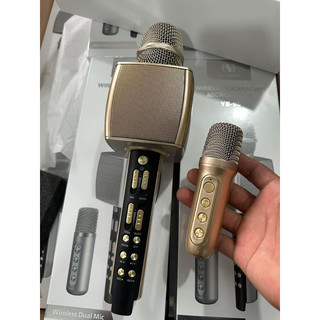 MIC KARAOKE BLUETOOTH YS 98 GỒM HAI MIC CÓ THỂ SONG CA THOẢI MÁI