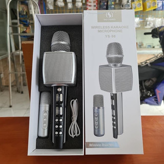 MIC KARAOKE BLUETOOTH YS 98 GỒM HAI MIC CÓ THỂ SONG CA THOẢI MÁI