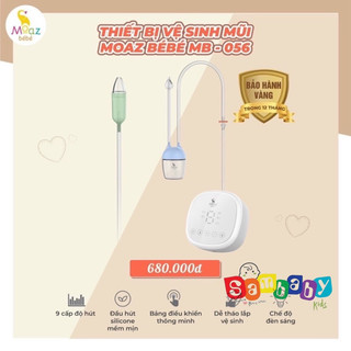 Máy hút mũi thiết bị vệ sinh mũi moaz bebe mb-056