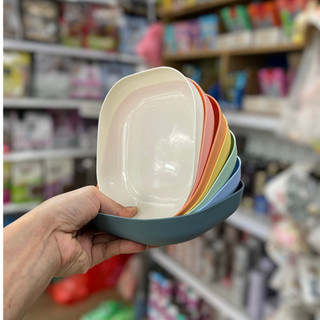 Đĩa nhựa đơn cho mèo ăn pate