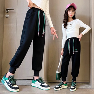  Quần nỉ bé gái size đại quần thể thao thu đông bé gái 26-45KG LUNASHOP M202387A 