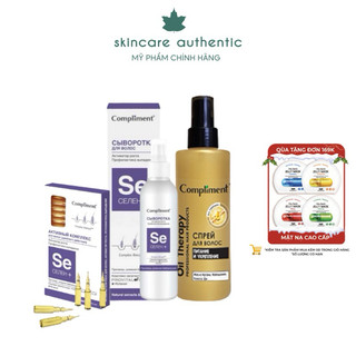 Xịt tóc và Serum tóc Compliment Selen ngừa và giảm rụng, kích thích mọc tóc