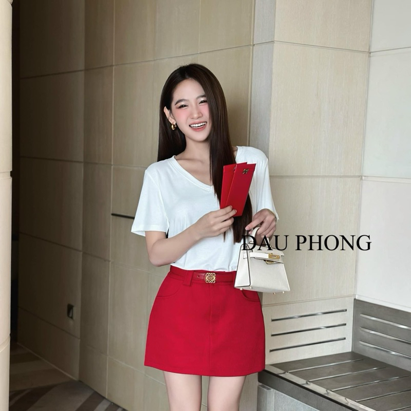 ẢNH THẬt - Áo thun cổ tym babytee