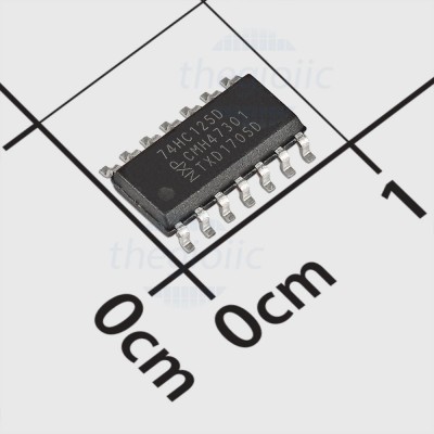 [5 Cái]- 74HC125D,653 IC Buffer Non-Inverting 3-State Output, 14-SOIC