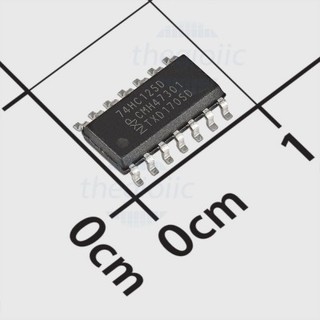 74hc125d,653 ic buffer non-inverting 3-state output, 14-soic//4