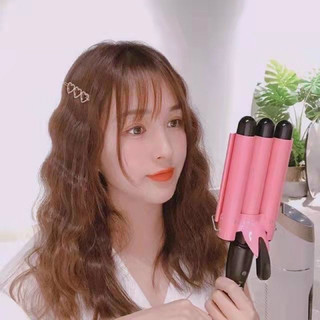 Máy uốn tóc xoăn sóng 3 trục dập sóng nước, máy uống làm tóc đẹp chuẩn salon size 22mm