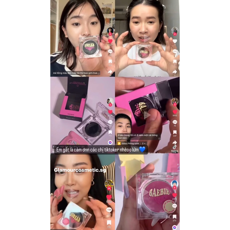 Má Hồng Màu Đen La Glace Và Còn Nhiều Màu Khác