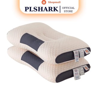 Gối Ngủ PLSHARK chống đau mỏi cổ vai gáy thiết kế nằm ngửa và nằm nghiêng hạn chế ngáy giúp giấc ngủ ngon hơn