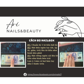 Nailbox thạch hồng mix trắng
