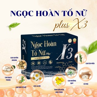 Chính Hãng Sâm Tố Nữ NGỌC HOÀN Plus X3 Tái hồi xuân Phiên bản Cao Cấp hổ