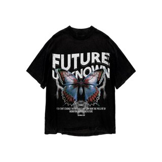 Áo thun in hình unisex nam nữ teeholic cotton cao cấp phong cách retro y2k màu đen trắng THS091223_204