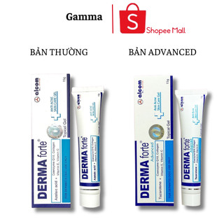 Derma Forte 15g - Gamma, Bản Thường / Advanced, Gel Giúp Giảm Mụn Trứng Cá, Ngừa Thâm, Mờ Sẹo, Da Dầu Mụn
