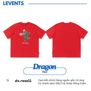 Áo Thun Levents® Dragon Tee/ Red Unisex dx.resell