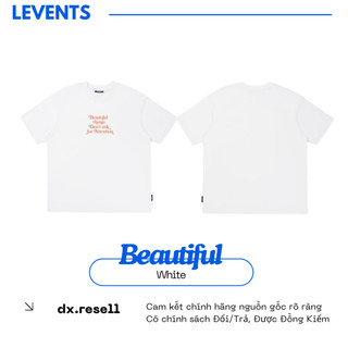 [Dọn Kho Giá Gốc 390 ] Áo Thun Levents® Beautiful Things Tee/ White Unisex dx.resell