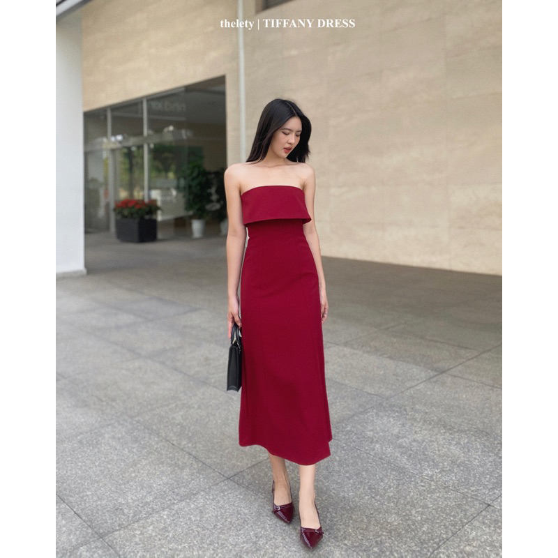 𝐭𝐡𝐞𝐥𝐞𝐭𝐲 | Đầm Cúp Ngực TIFFANY DRESS
