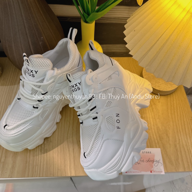 Giày thể thao độn đế  cao 10cm, giày độn đế nữ Andu Store