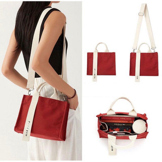 Túi xách nam nữ phong cách Hàn Quốc thời trang túi vải Canvas nhiều ngăn túi đựng bình sữa đi du lịch (Mã Marhen)