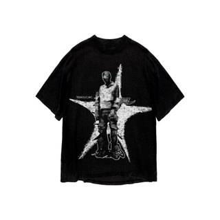 Áo thun in hình unisex nam nữ teeholic cotton cao cấp phong cách retro y2k màu đen trắng THS091223_208