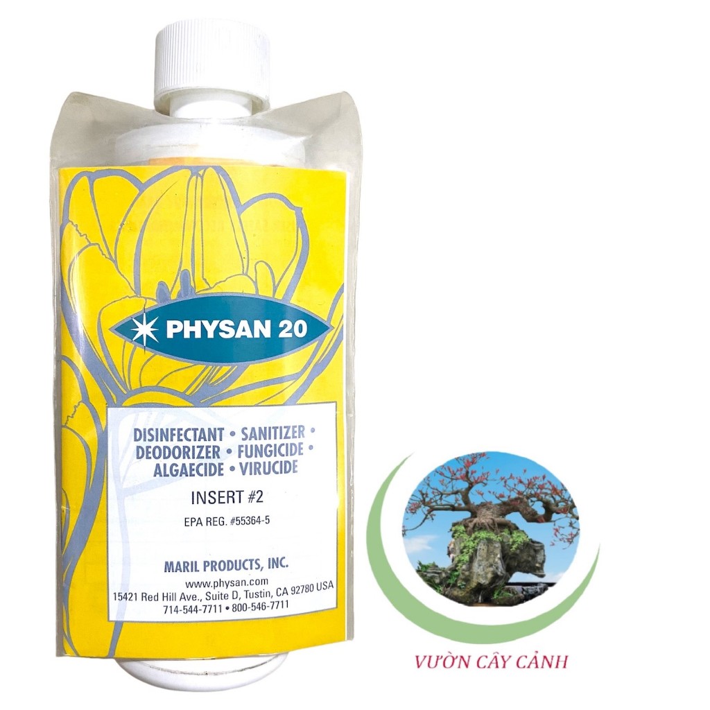 Physan 20 Trừ thối nhũn &amp; Diệt Rong rêu - của Mỹ - #461A# 240ml