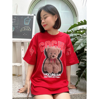 áo thun ezcocochic hoạt hình tay lỡ, có bigsize