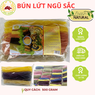 Bún gạo lứt ngũ sắc, bún rau củ healthy food, ăn kiêng thực phẩm giảm cân, Bún gao lut Mai Xuân 500g