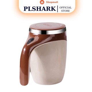Cốc khuấy tự động PLSHARK dùng pin siêu tiện chất liệu thép 304 không rỉ giữ nhiệt tốt mẫu mới 