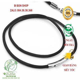 Dây chuyền nam nữ dù đen kiểu thái cá tính