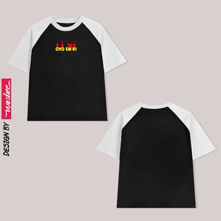 Áo raglan babytee WOSHEE áo cotton LÌ XÌ CHO EM ĐI vui nhộn 100% cotton thấm hút thoáng mát áo thun oversize RBT007