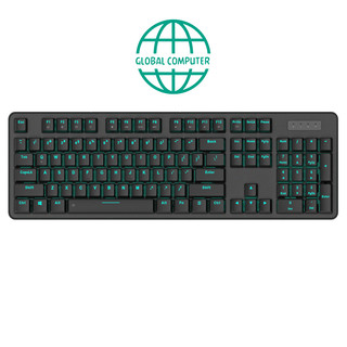 Bàn phím cơ không dây dareu ek810g black 104-keys – có led