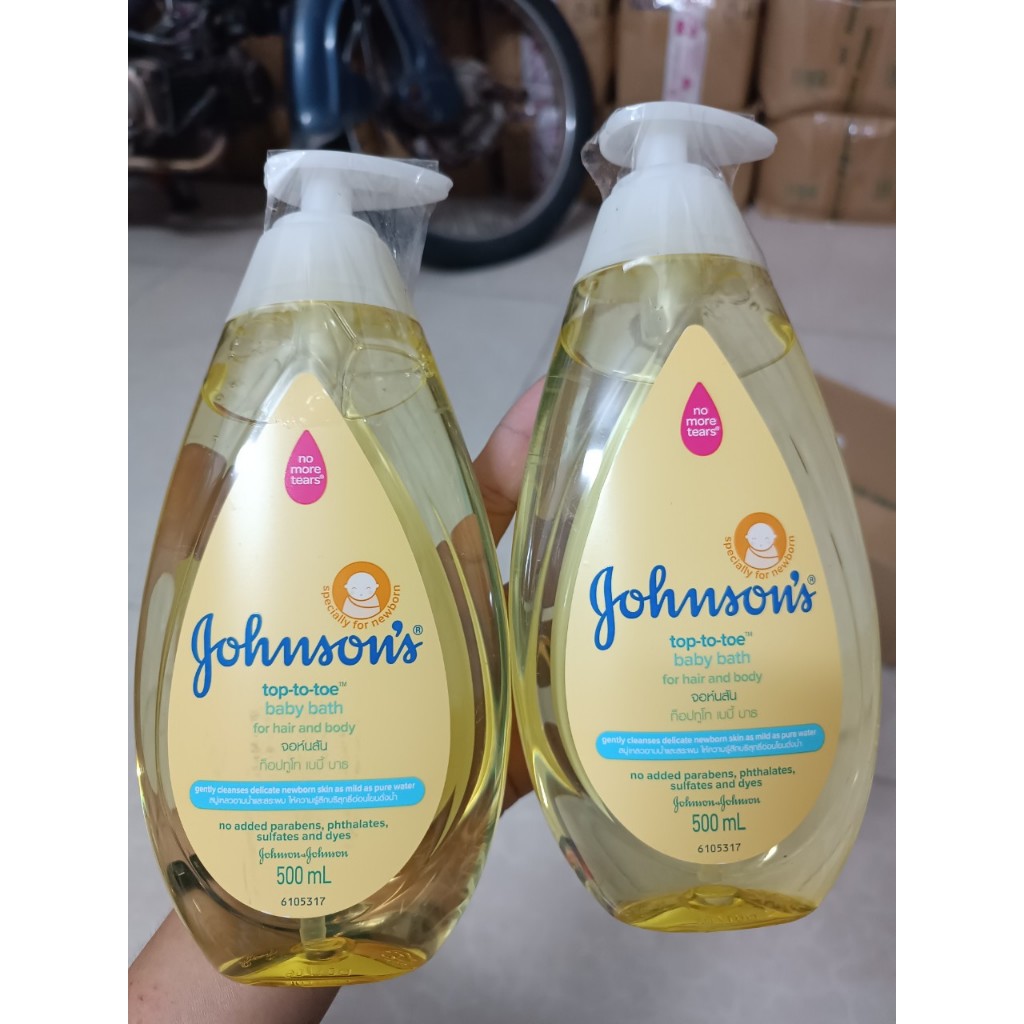 Sữa tắm gội toàn thân Jonhson's Baby 500ml