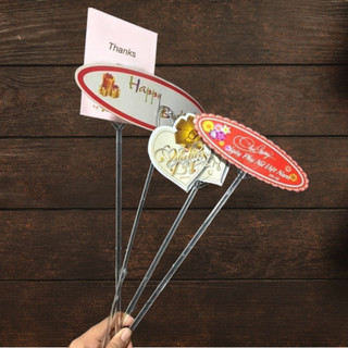 Cây ghim thiệp que kẹp thiệp giữ banner chúc mừn nhựa cài gắn bó hoa loại 1 to chắc chắn cứng cáp nhẵn sang 30cm 40cm