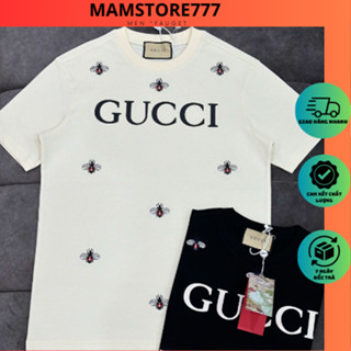 Áo Phông Thêu Ong Siêu Hot Chất Cotton-Áo Thun Gucci Ong Nam Nữ Siêu Cấp