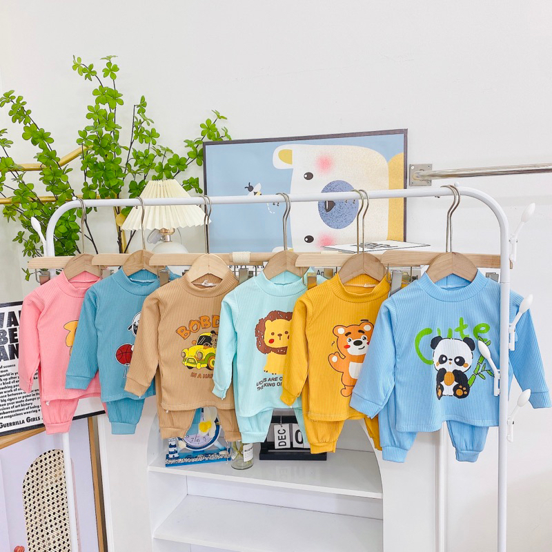 3 bộ thun lạnh và tăm tăm cho bé 6-30ki