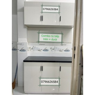 Combo tủ bếp trên + dưới cực kỳ đẹp. giá rẻ. siêu bền