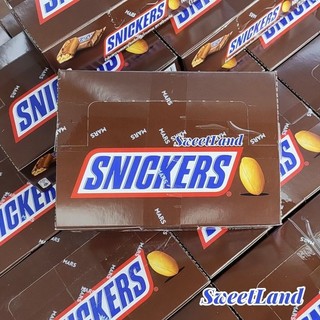 Socola Snickers nhân đậu phộng hộp 12 thanh 240g