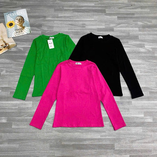 Áo thun ôm cổ lọ 3 phân