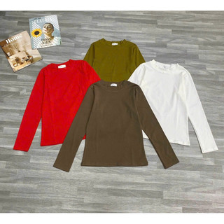 Áo thun ôm cổ lọ 3 phân