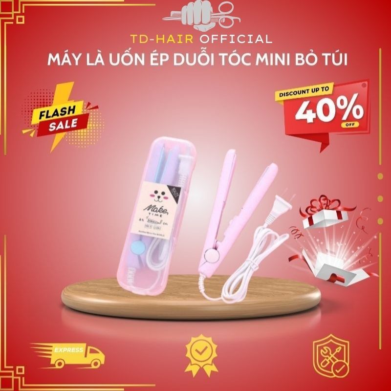Máy Là tóc - Uốn tóc - Ép tóc - Duỗi Tóc Mini Bỏ Túi