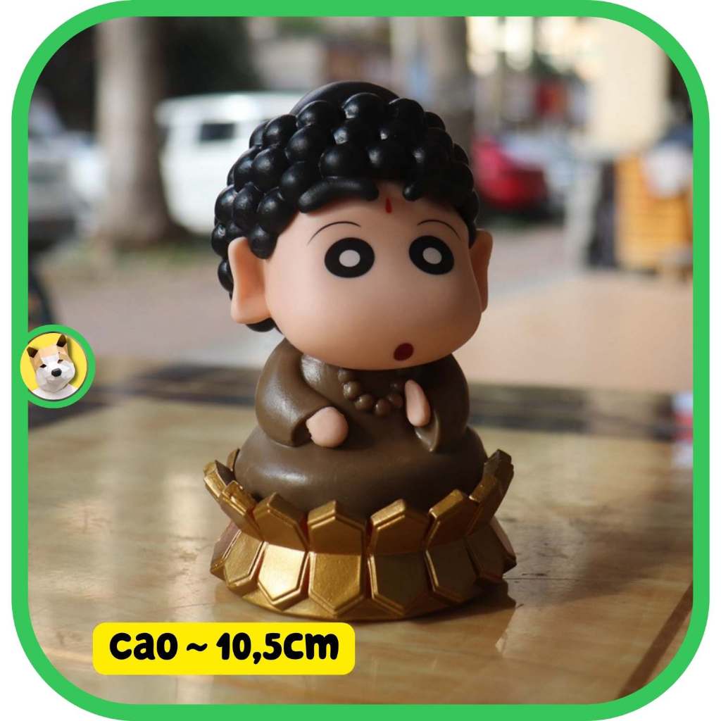 Mô hình Shin phật Cậu bé bút chì Shin Chan 5cm phật hồng buddha dễ thương Beocaz thỏ gấu panda ếch xanh ong mậ