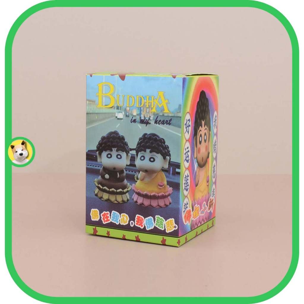 Mô hình Shin phật Cậu bé bút chì Shin Chan 5cm phật hồng buddha dễ thương Beocaz thỏ gấu panda ếch xanh ong mậ
