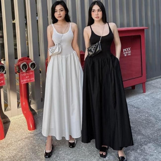 Đầm maxi hai dây siêu xinh