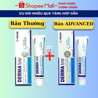 Gel Derma Forte 15g - Gamma Bản Thường và Bản Advanced, Giúp Giảm Mụn Trứng Cá, Ngừa Thâm, Mờ Sẹo, Da Dầu Mụn
