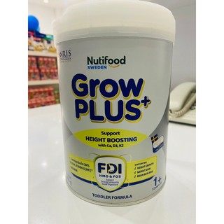 Sữa Bột Nutifood Sweden GrowPLUS+ Cao lớn vượt trội (Bạc) 800g Dành Cho Bé Từ 1 Tuổi