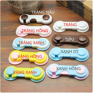 Chốt khóa an toàn cho bé bằng nhựa - Cài khóa tủ an toàn - Khóa nhựa - an toàn trẻ em - an toàn cho bé