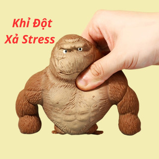 Khỉ xả giận khỉ co dãn xả stress giúp giảm căng thẳng chất liệu đàn hồi siêu bền đa dạng màu sắc cho bé chọn lựa