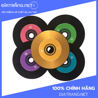 Đĩa trắng cd-r ritek digital audio lòng đen 700mb - 5 màu
