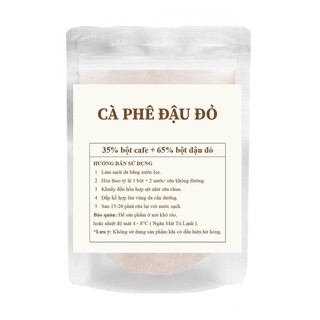 Bột ủ trắng cafe đậu đỏ 100% oganic, Bột ủ dưỡng trắng cho body và mặt giúp làn da trắng sáng mịn màng, giảm thâm