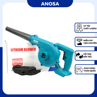 Thân máy thổi bụi dùng pin Makita chân pin phổ thông 4cm, máy thổi hút bụi công suất lớn 680w