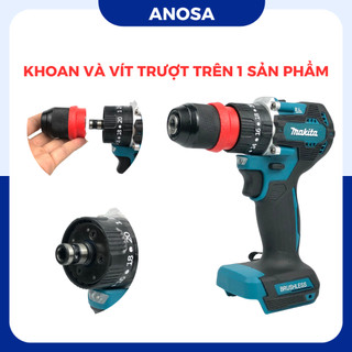 Thân máy khoan pin Makita Quick động cơ không chổi than Đầu Kẹp Autolock 10mm chân pin phổ thông M21
